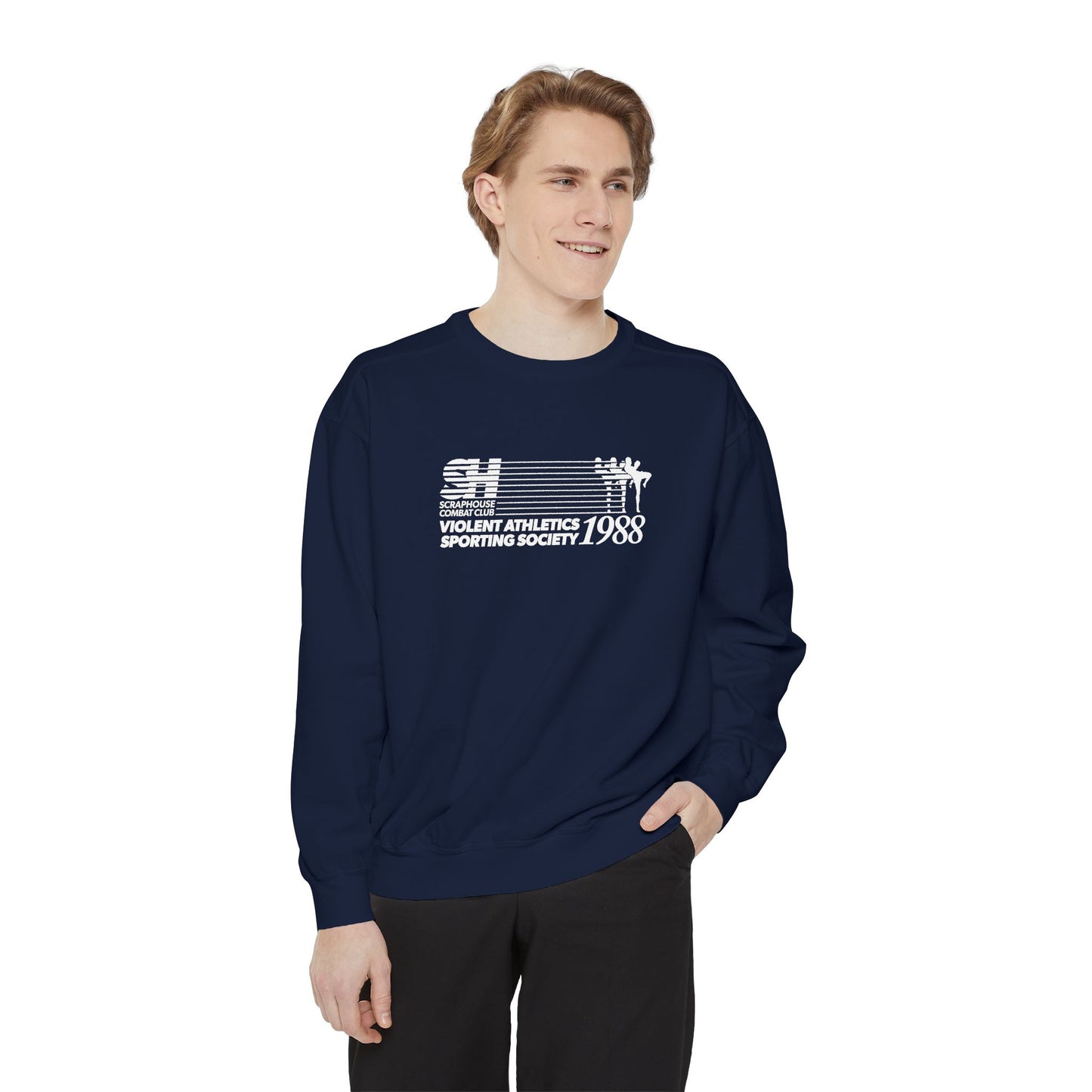 VIOLENT ATHLETICS SWEATSHIRT (NAVY)