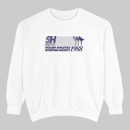 VIOLENT ATHLETICS SWEATSHIRT (WHITE)