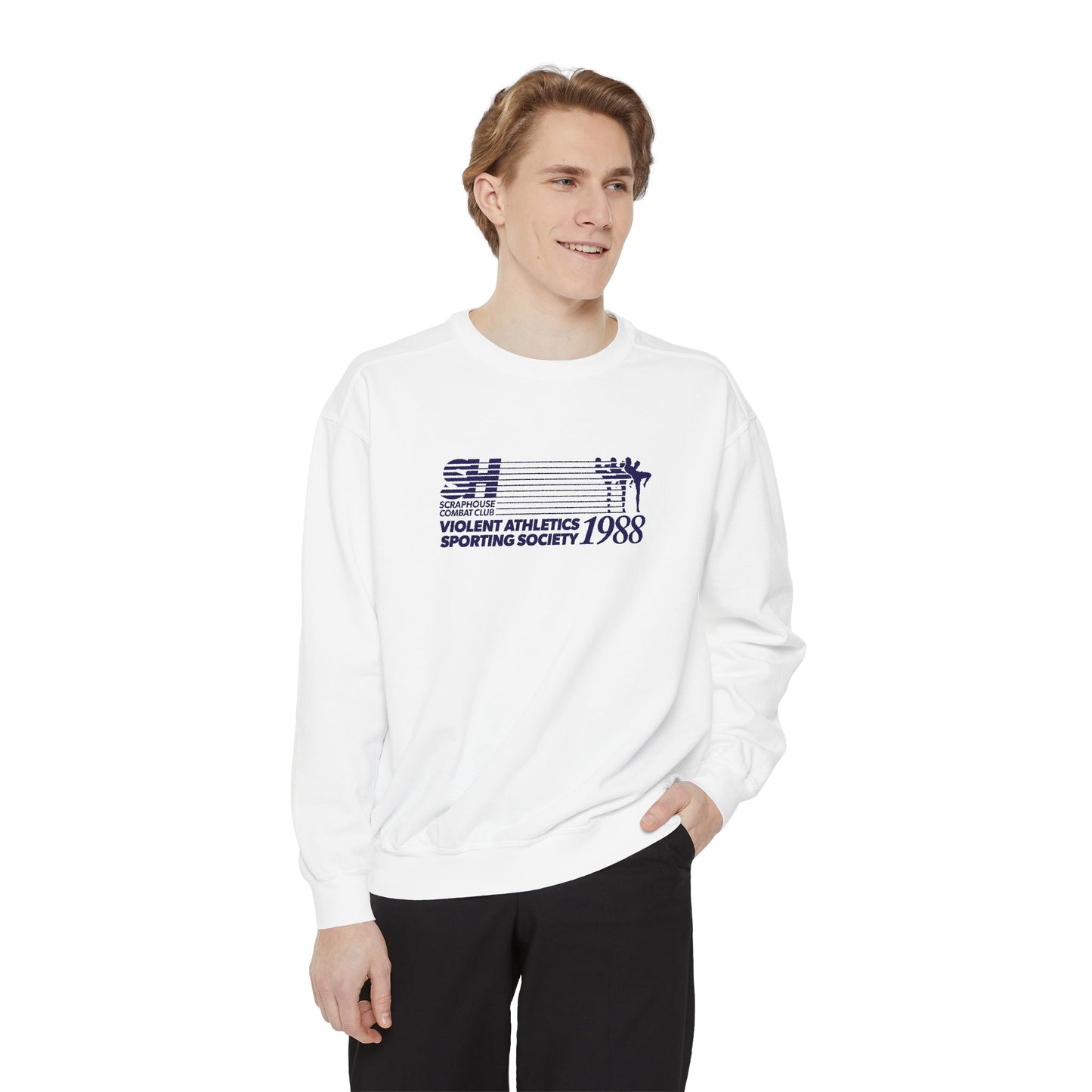 VIOLENT ATHLETICS SWEATSHIRT (WHITE)