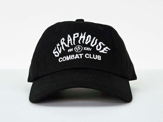 SCRAPHOUSE DAD HAT (BLACK/WHITE)