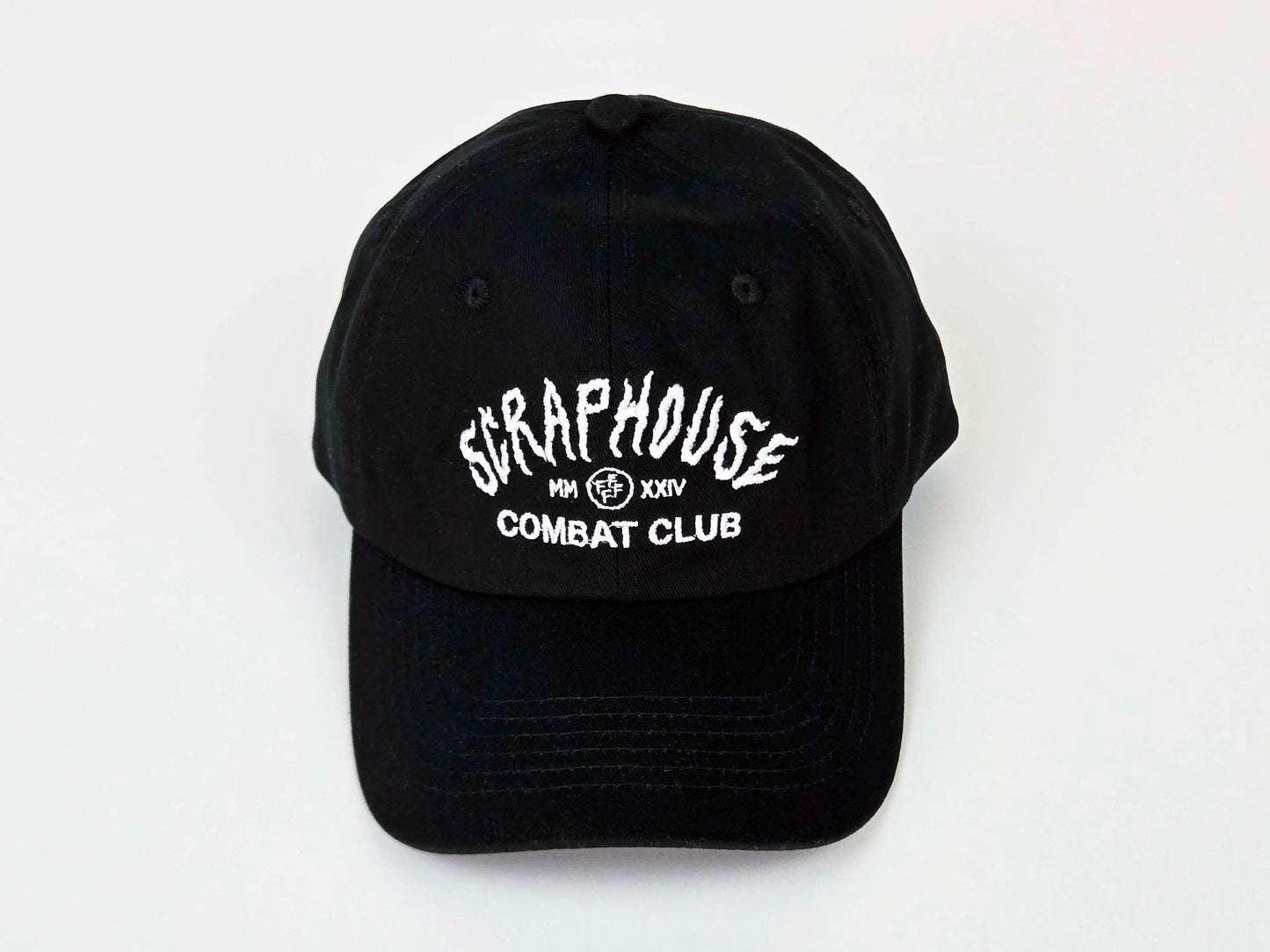 SCRAPHOUSE DAD HAT (BLACK/WHITE)