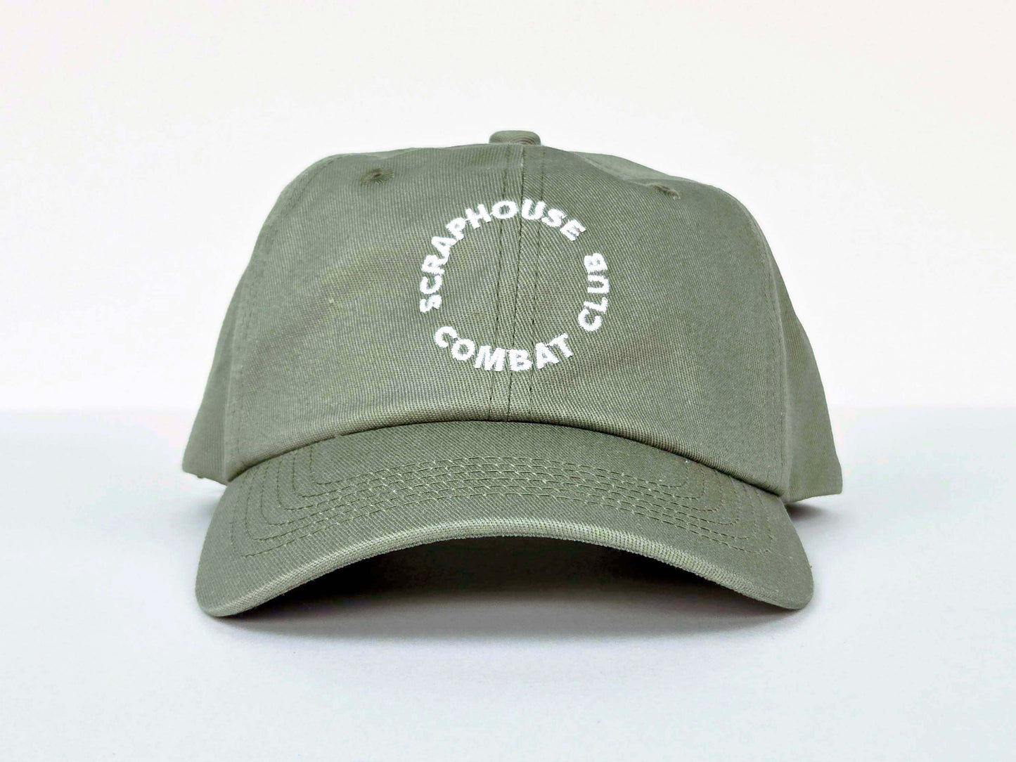 CIRCLE DAD HAT (SAGE GREEN/WHITE)