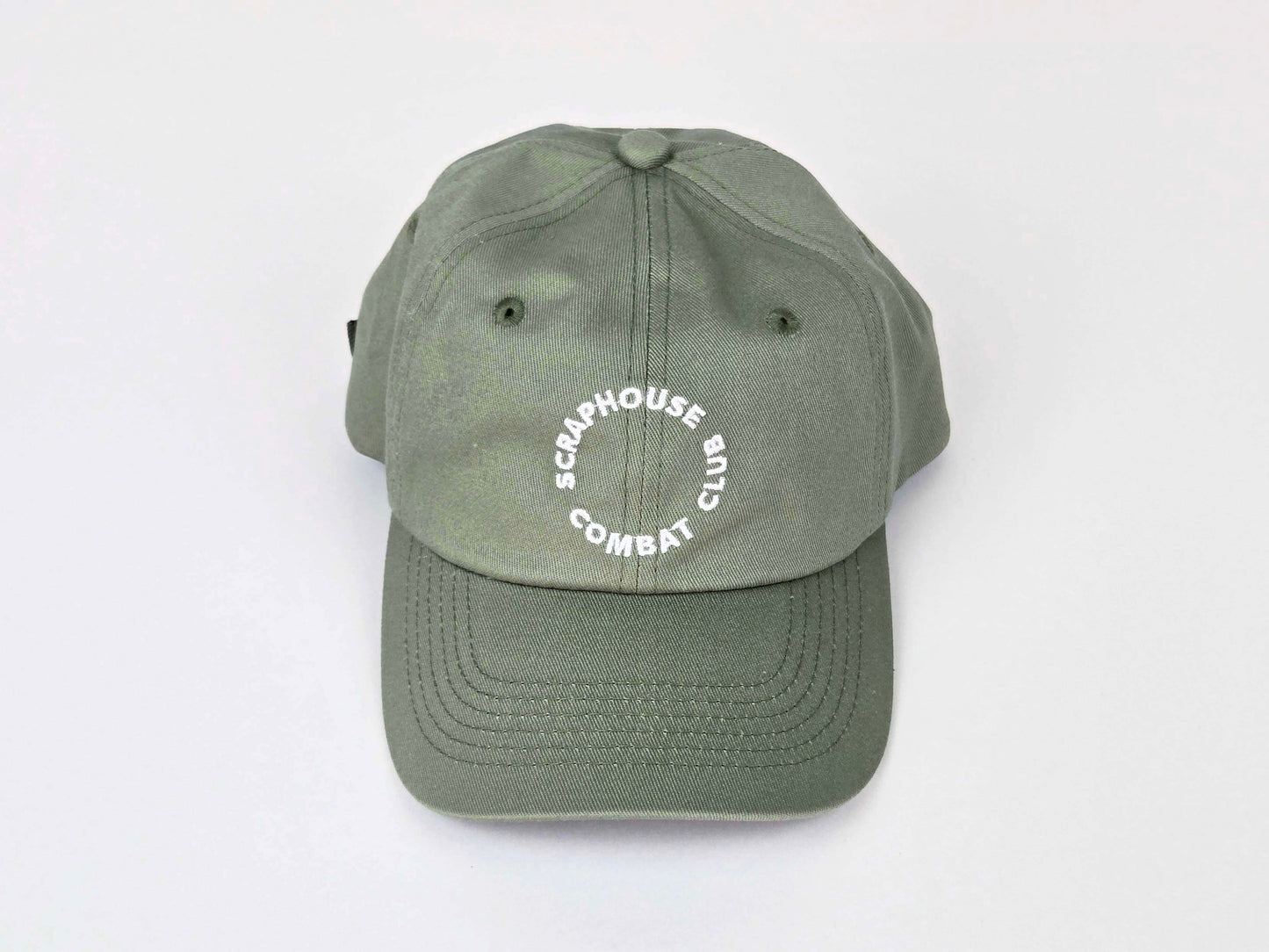 CIRCLE DAD HAT (SAGE GREEN/WHITE)