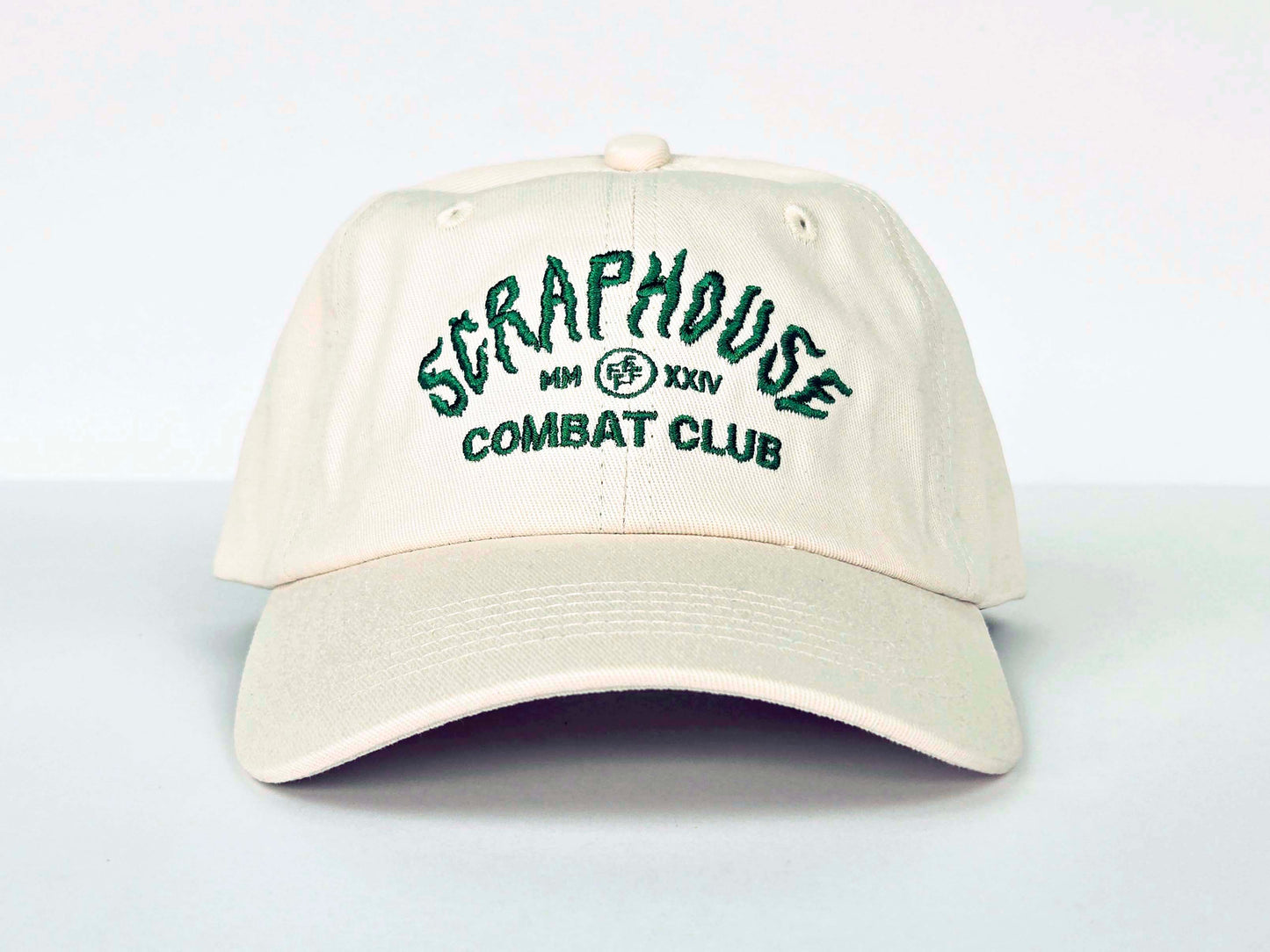 SCRAPHOUSE DAD HAT (IVORY/GREEN)