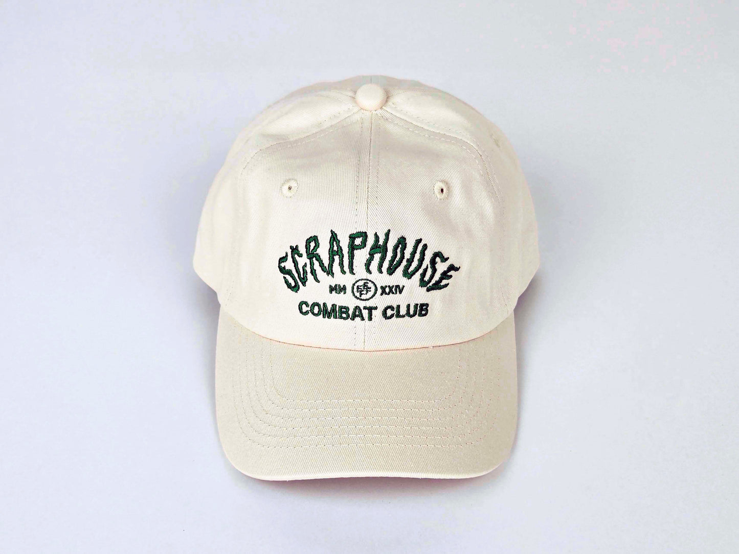 SCRAPHOUSE DAD HAT (IVORY/GREEN)