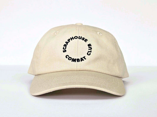 CIRCLE DAD HAT (BEIGE/BLACK)