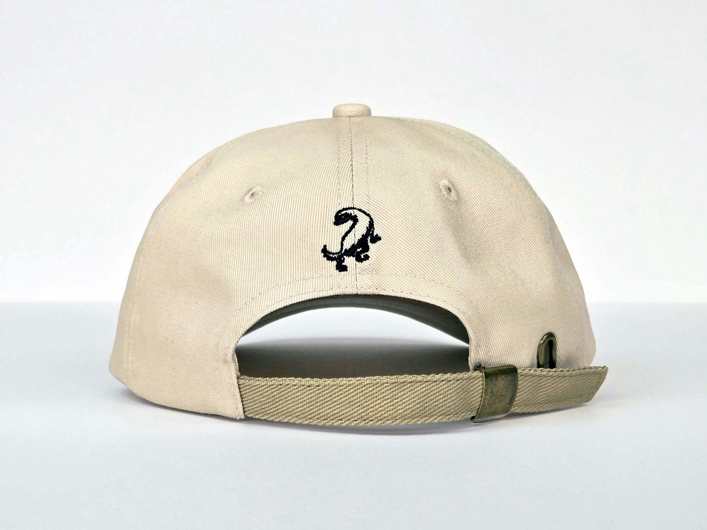 CIRCLE DAD HAT (BEIGE/BLACK)