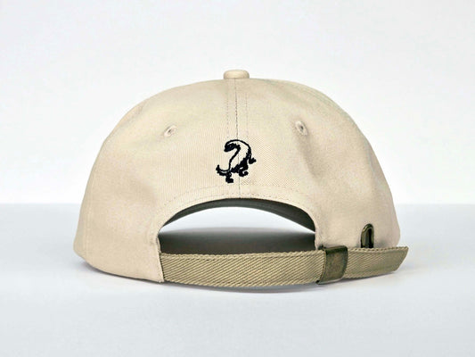 CIRCLE DAD HAT (BEIGE/BLACK)