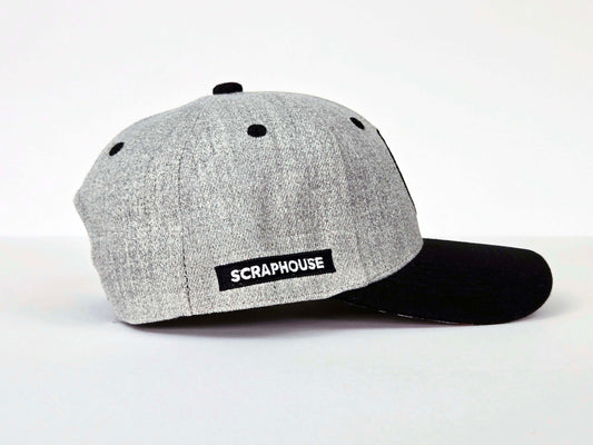SCRAPPY MID-PROFILE SNAP BACK (HEATHER/BLACK)