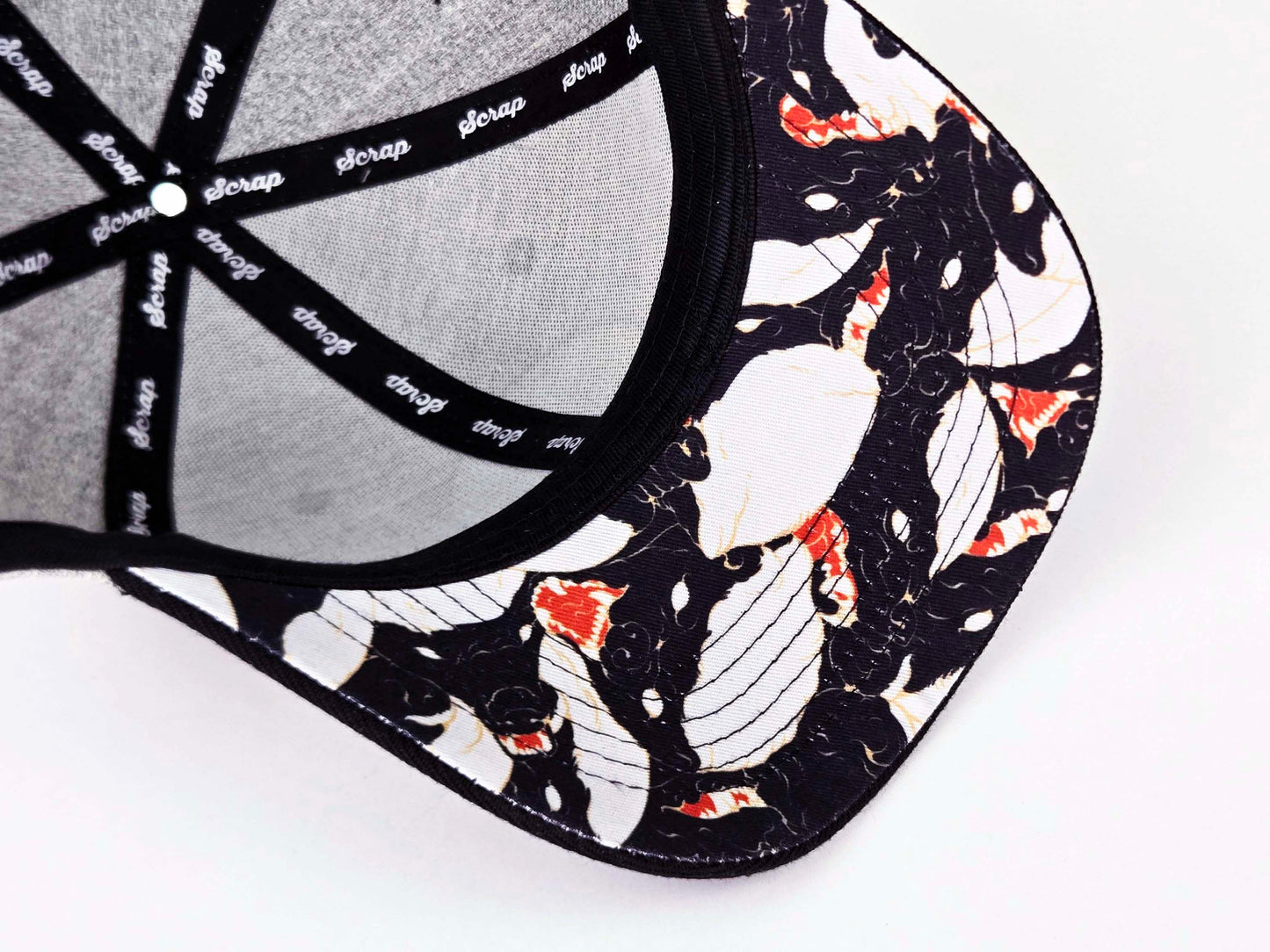 SCRAPPY MID-PROFILE SNAP BACK (HEATHER/BLACK)
