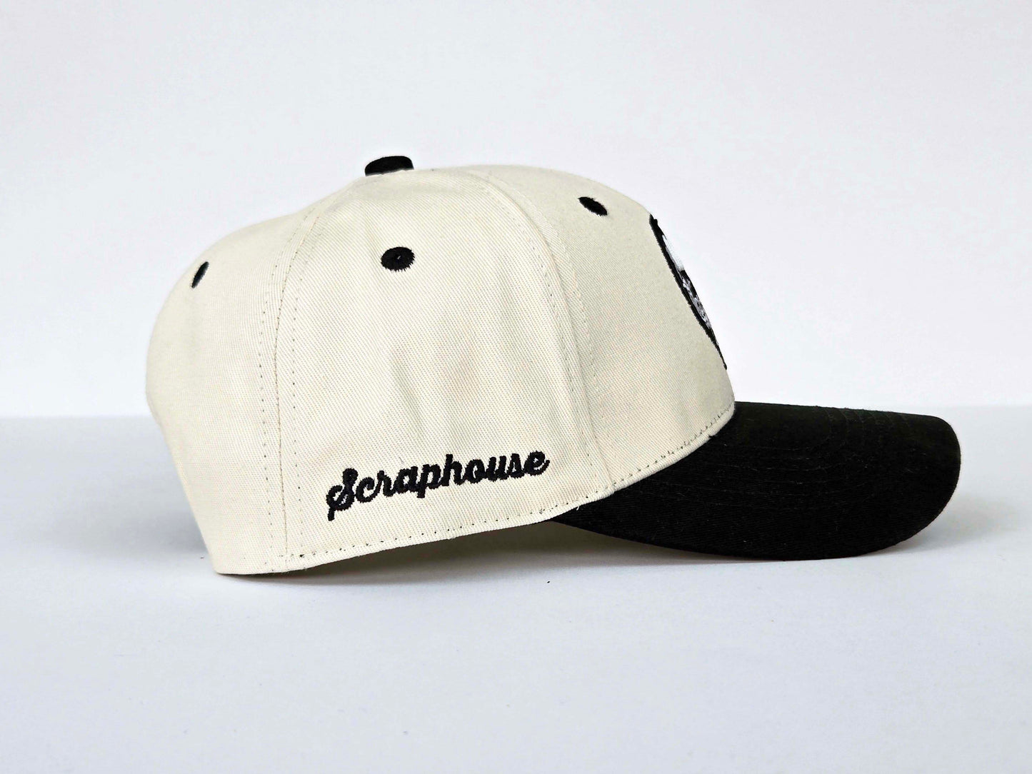 SCRAPPY MID-PROFILE SNAP BACK (IVORY/BLACK)