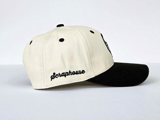 SCRAPPY MID-PROFILE SNAP BACK (IVORY/BLACK)