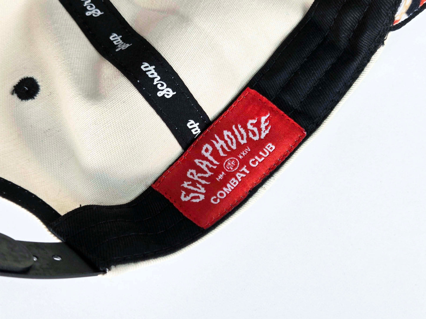 SCRAPPY MID-PROFILE SNAP BACK (IVORY/BLACK)