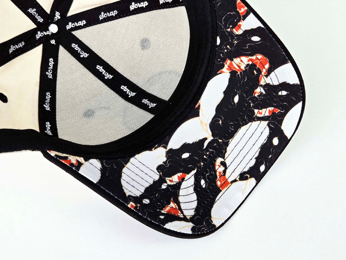 SCRAPPY MID-PROFILE SNAP BACK (IVORY/BLACK)