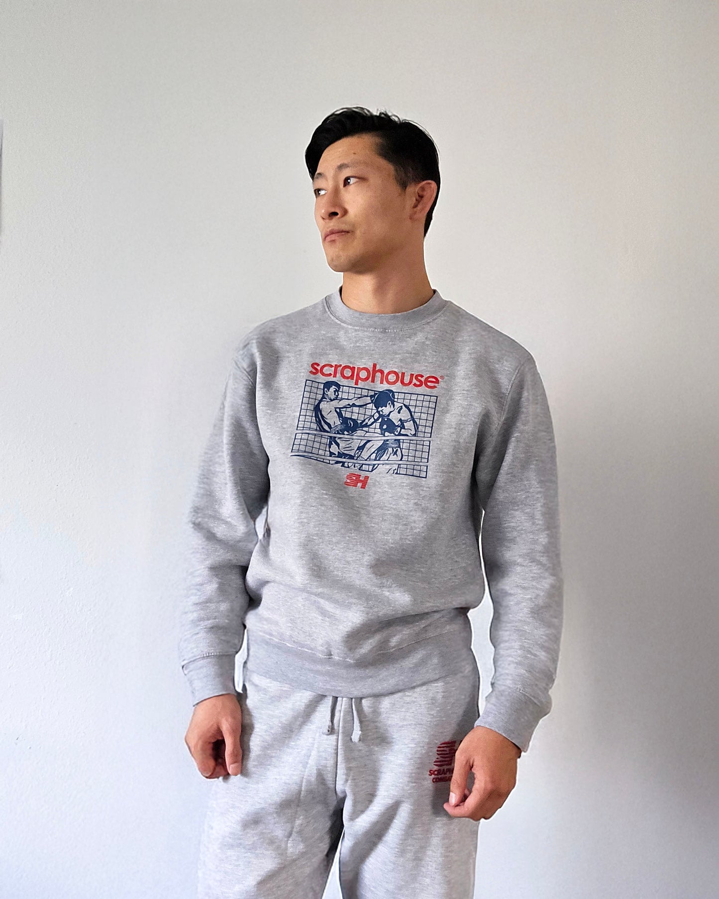 NEW VIOLENCE SWEATSHIRT (HEATHER GREY)