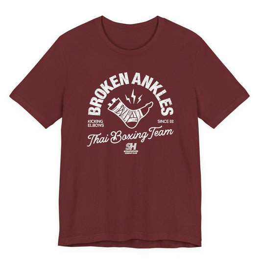 BROKEN ANKLES TEE (CARDINAL/CEMENT/BLACK)
