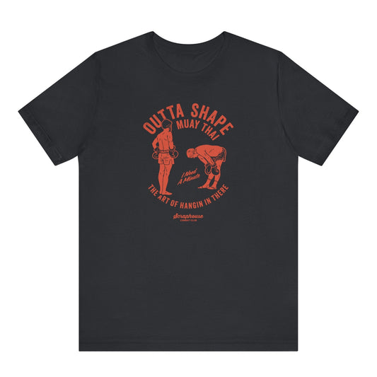 OUTTA SHAPE GLORY TEE (VINTAGE BLACK)