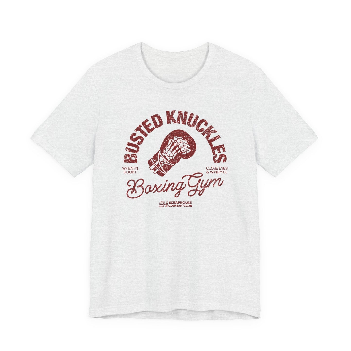 BUSTED KNUCKLES TEE (NATURAL/ASH/DARK GREY)