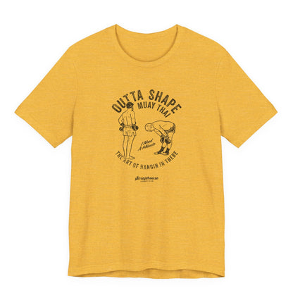 OUTTA SHAPE GLORY TEE  (YELLOW)