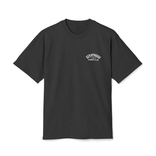 MAKE FIGHTING FUN AGAIN OVERSIZED TEE (FADED BLACK)