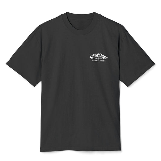 MAKE FIGHTING FUN AGAIN OVERSIZED TEE (FADED BLACK)