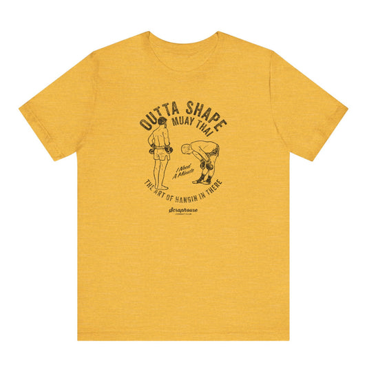 OUTTA SHAPE GLORY TEE (YELLOW)