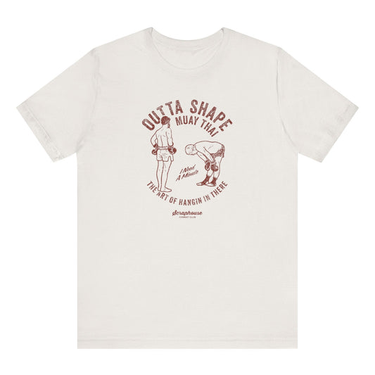 OUTTA SHAPE GLORY TEE (VINTAGE WHITE)