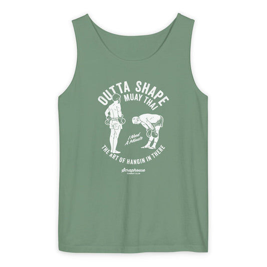 OUTTA SHAPE GLORY TANK (GREEN/BLACK/IVORY/DENIM)