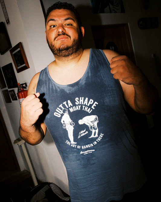 OUTTA SHAPE GLORY TANK (DENIM)