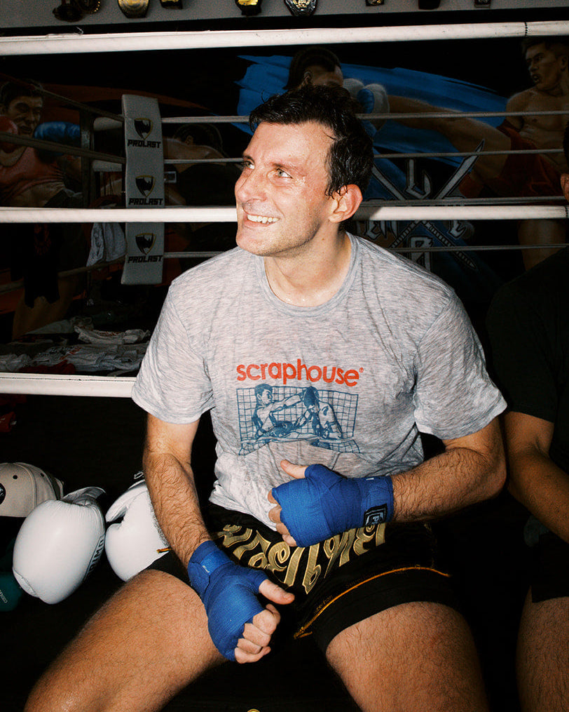 NEW VIOLENCE TEE (HEATHER ASH)