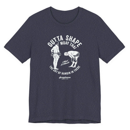 OUTTA SHAPE GLORY TEE (NAVY)