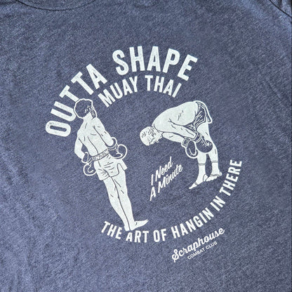 OUTTA SHAPE GLORY TEE (NAVY)