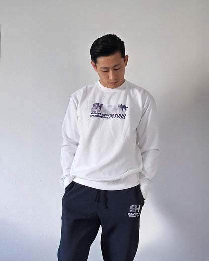 VIOLENT ATHLETICS SWEATSHIRT (WHITE)